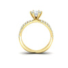 varitsa-jewellers - 1.1ct Brillaint Diamond Rope Style Twisted Gold Engagement Ring - 02CG13